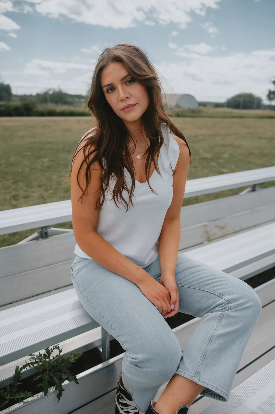 The Rae High-Rise Crop Straight Leg Denim - Twin Flame