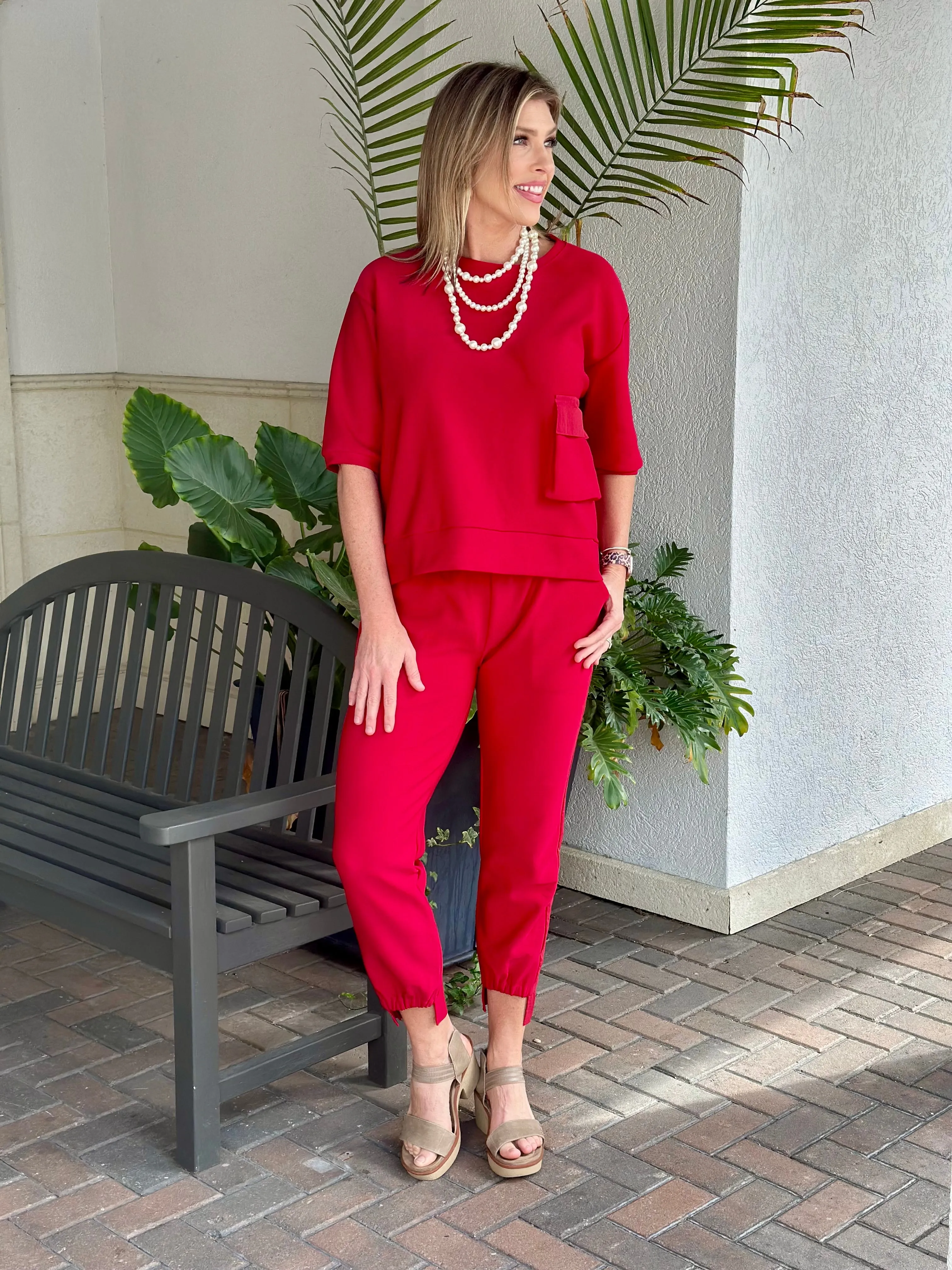 The Saint Johns Crepe Knit Pant