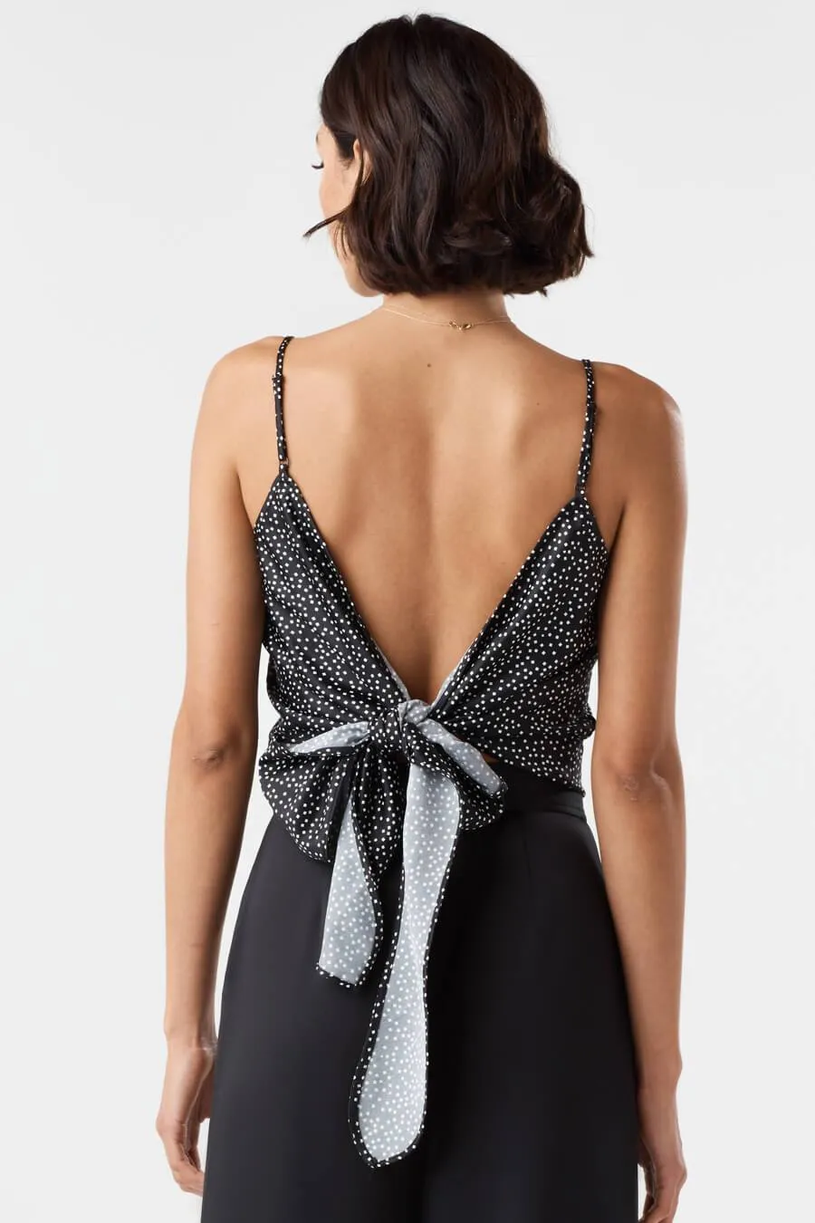 The Satin Wrap Tank