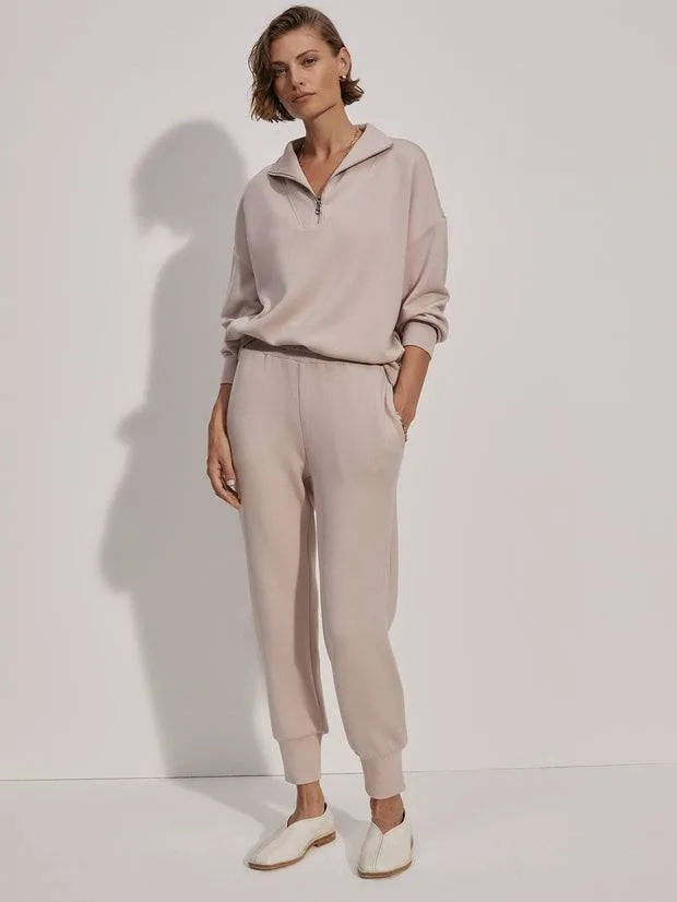 The Slim Cuff Pant 25 by Varley | Mushroom