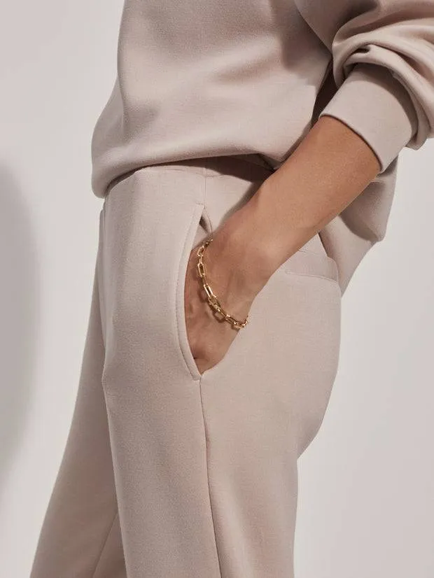 The Slim Cuff Pant 25 by Varley | Mushroom
