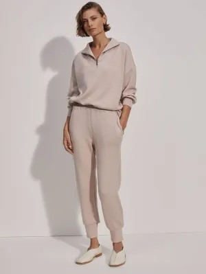 The Slim Cuff Pant 25 by Varley | Mushroom