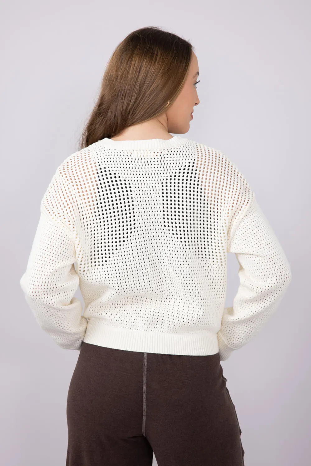 Thread & Supply Jasmine Sweater for Women in Off White | T2846SWTS-OFFWHITE