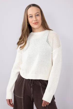 Thread & Supply Jasmine Sweater for Women in Off White | T2846SWTS-OFFWHITE