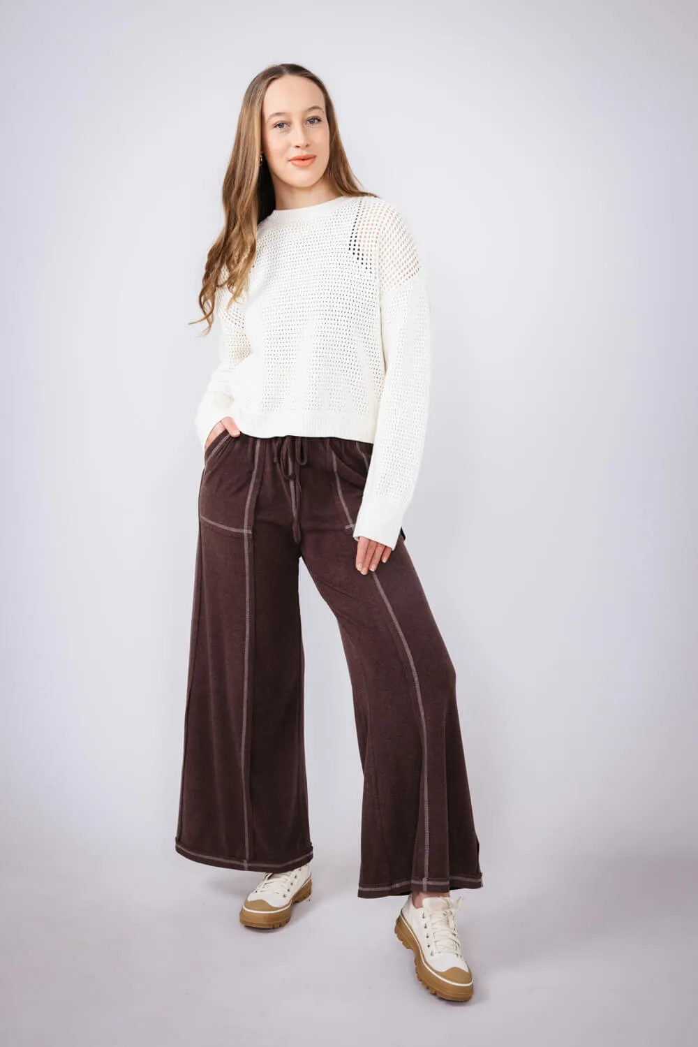 Thread & Supply Jasmine Sweater for Women in Off White | T2846SWTS-OFFWHITE