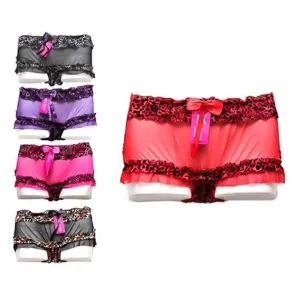 TIGER SHORTS STYLE NET PANTY PACK OF 5