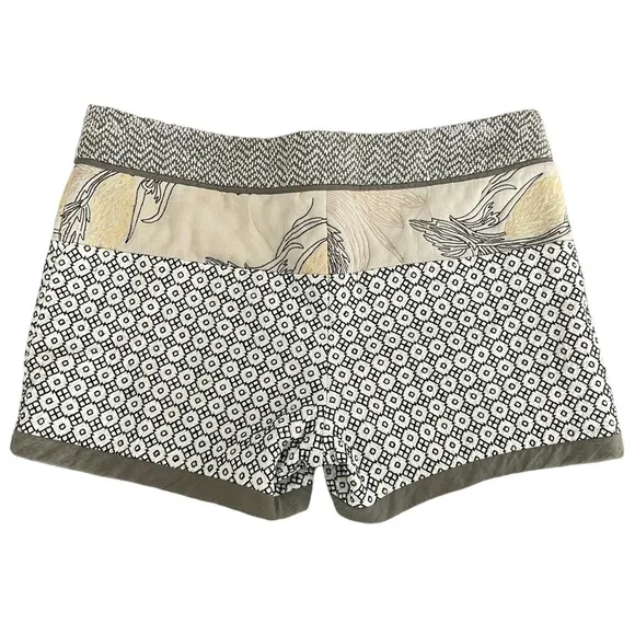 Tory Burch Ninian Embroidered Shorts Size 10