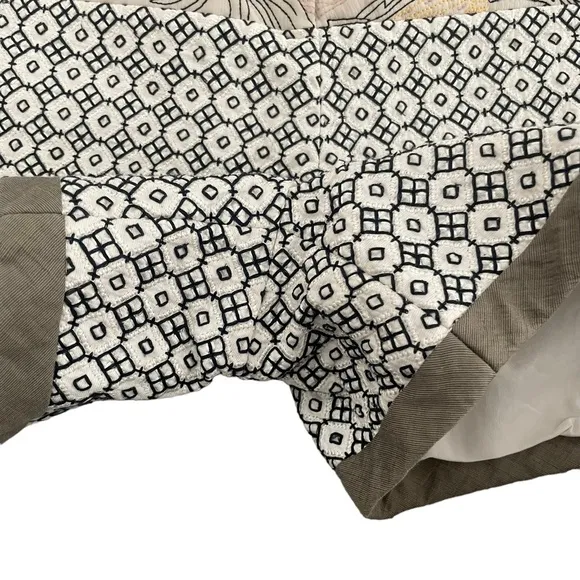 Tory Burch Ninian Embroidered Shorts Size 10