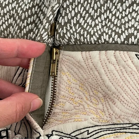 Tory Burch Ninian Embroidered Shorts Size 10
