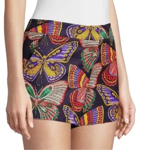 Trina Turk Fantasy Island Corbin Butterfly Shorts Size 2