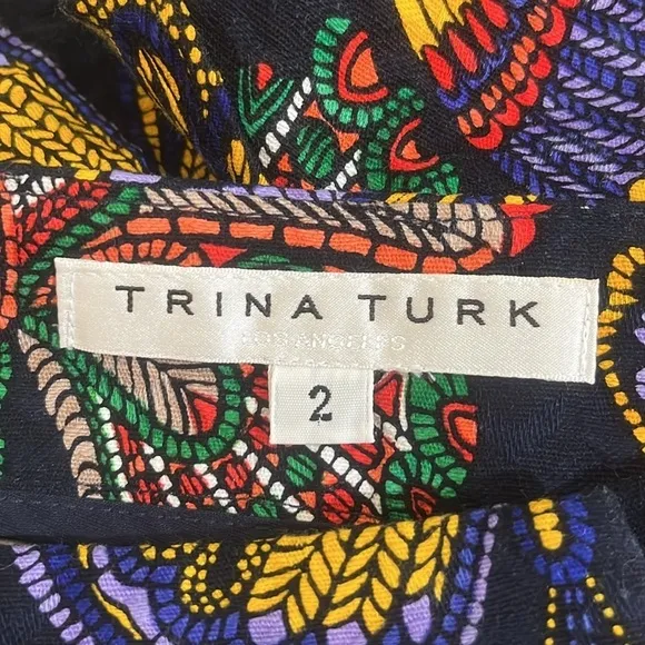 Trina Turk Fantasy Island Corbin Butterfly Shorts Size 2