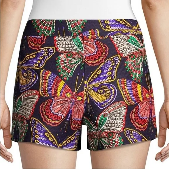 Trina Turk Fantasy Island Corbin Butterfly Shorts Size 2