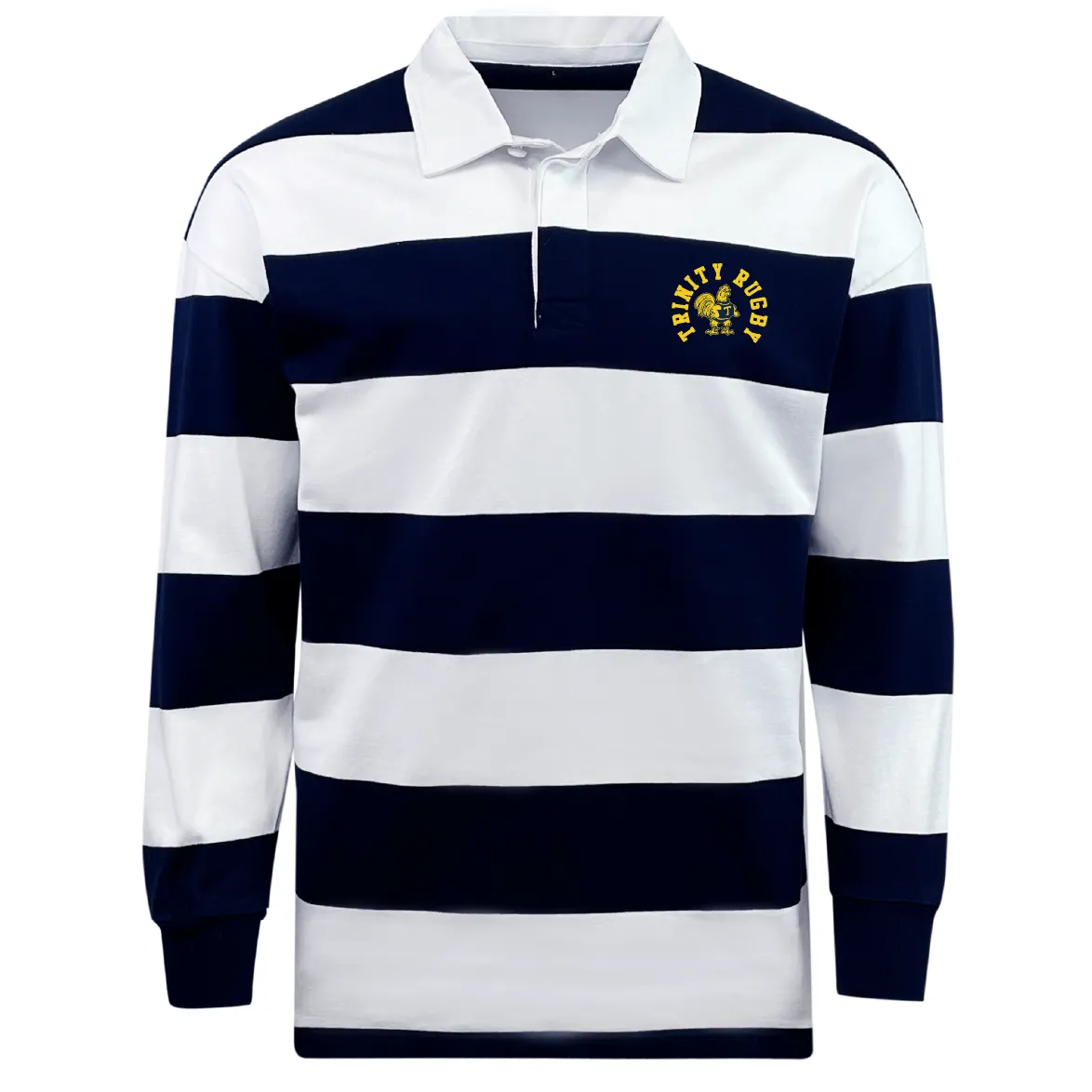 Trinity College Classic Long Sleeve Hooped Rugby Jersey