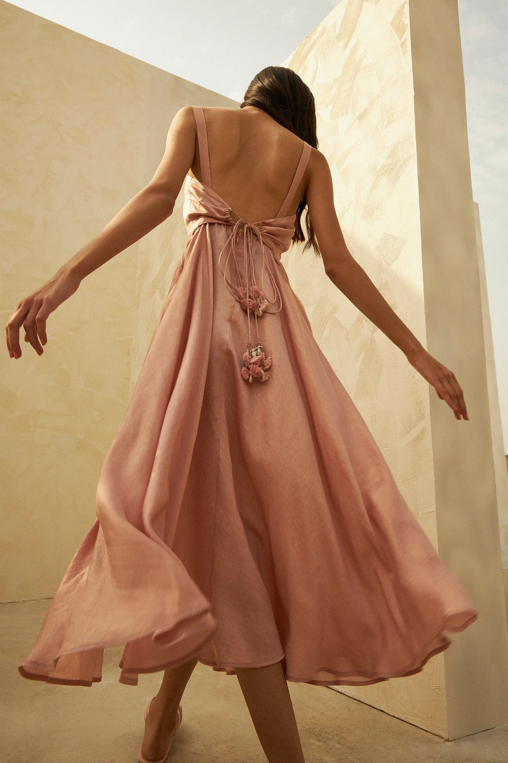 Tulum Dress (Dusty Pink)