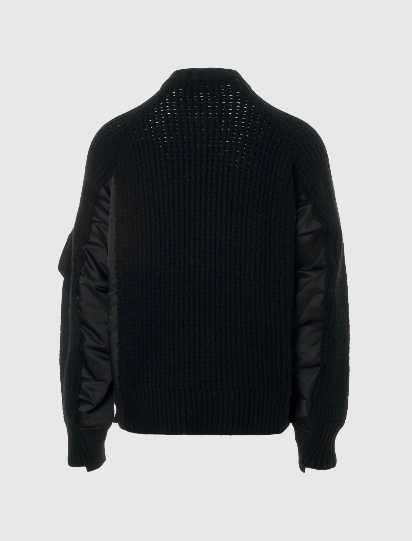 TWILL MIX BLOUSON JACKET