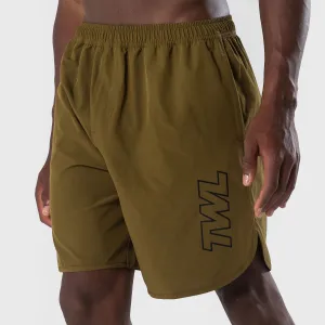 TWL - MEN'S FLEX SHORTS - ATHLETE - UNIFORM GREEN/BLACK