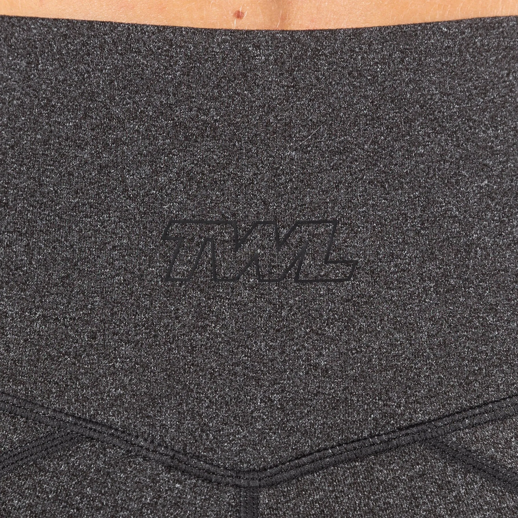 TWL - WOMEN'S ENERGY SHORTS - ATHLETE - CHARCOAL MARL/BLACK