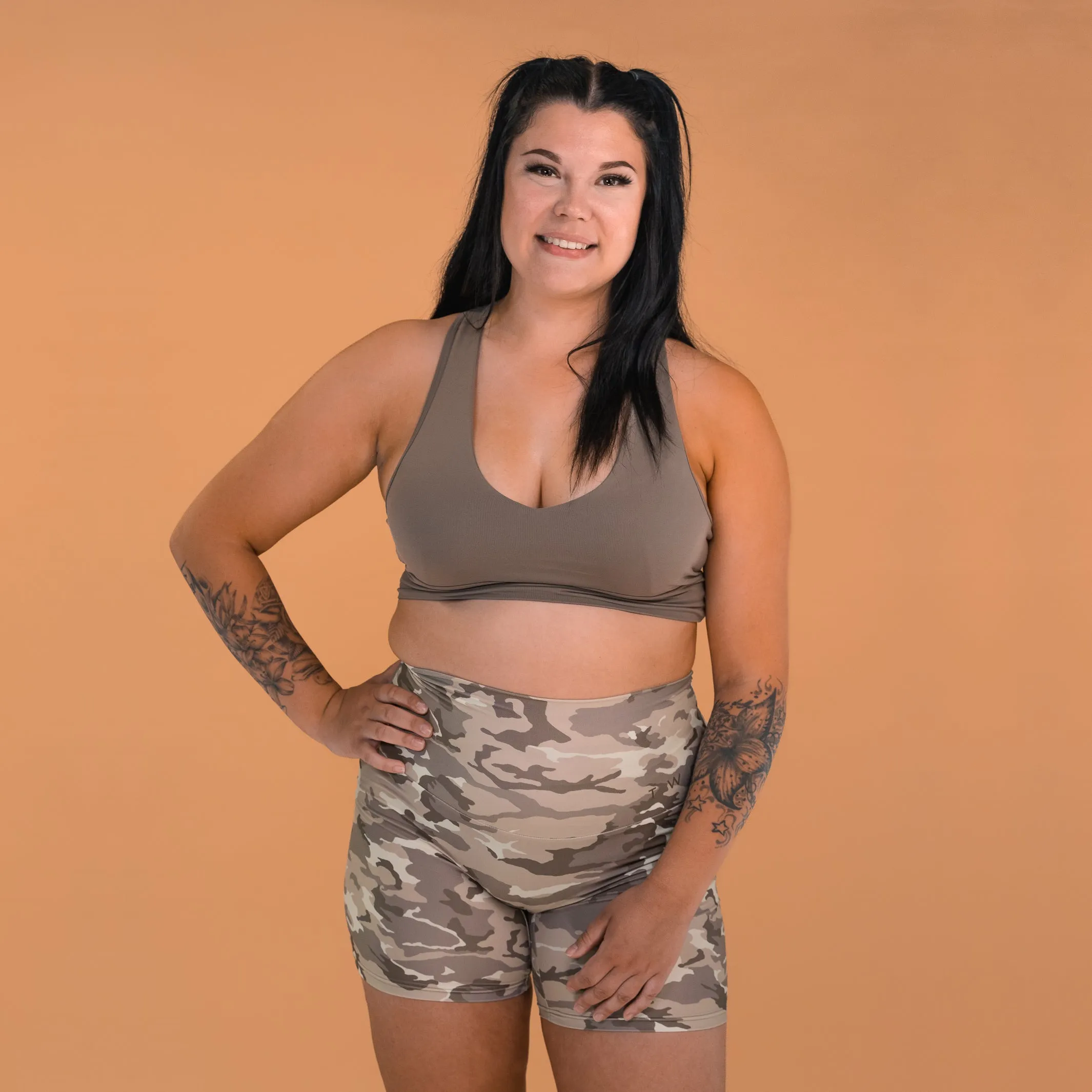 TWRKWEAR The Perfect Booty Shorts™ – Exclusive Collection: DESERT CAMO