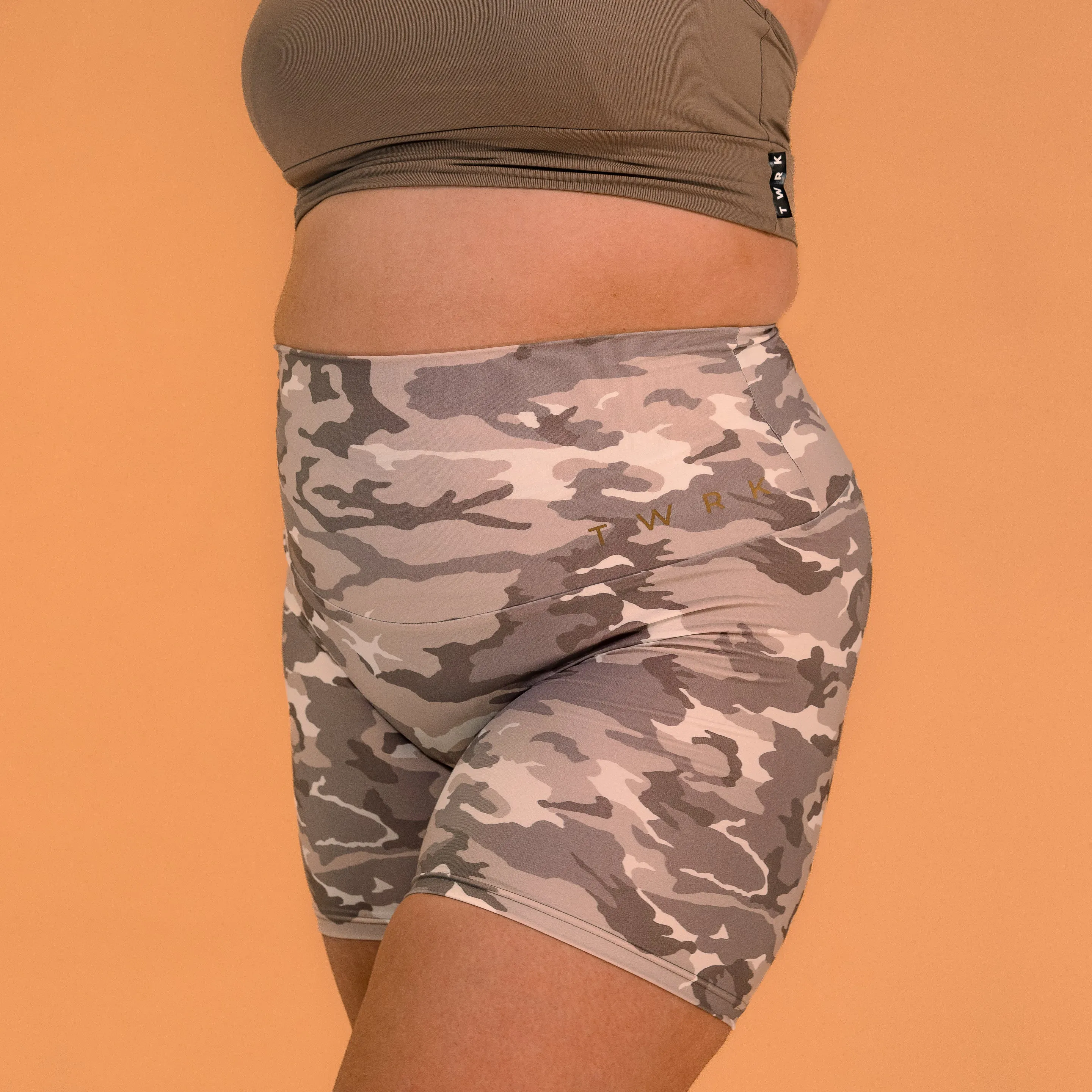 TWRKWEAR The Perfect Booty Shorts™ – Exclusive Collection: DESERT CAMO