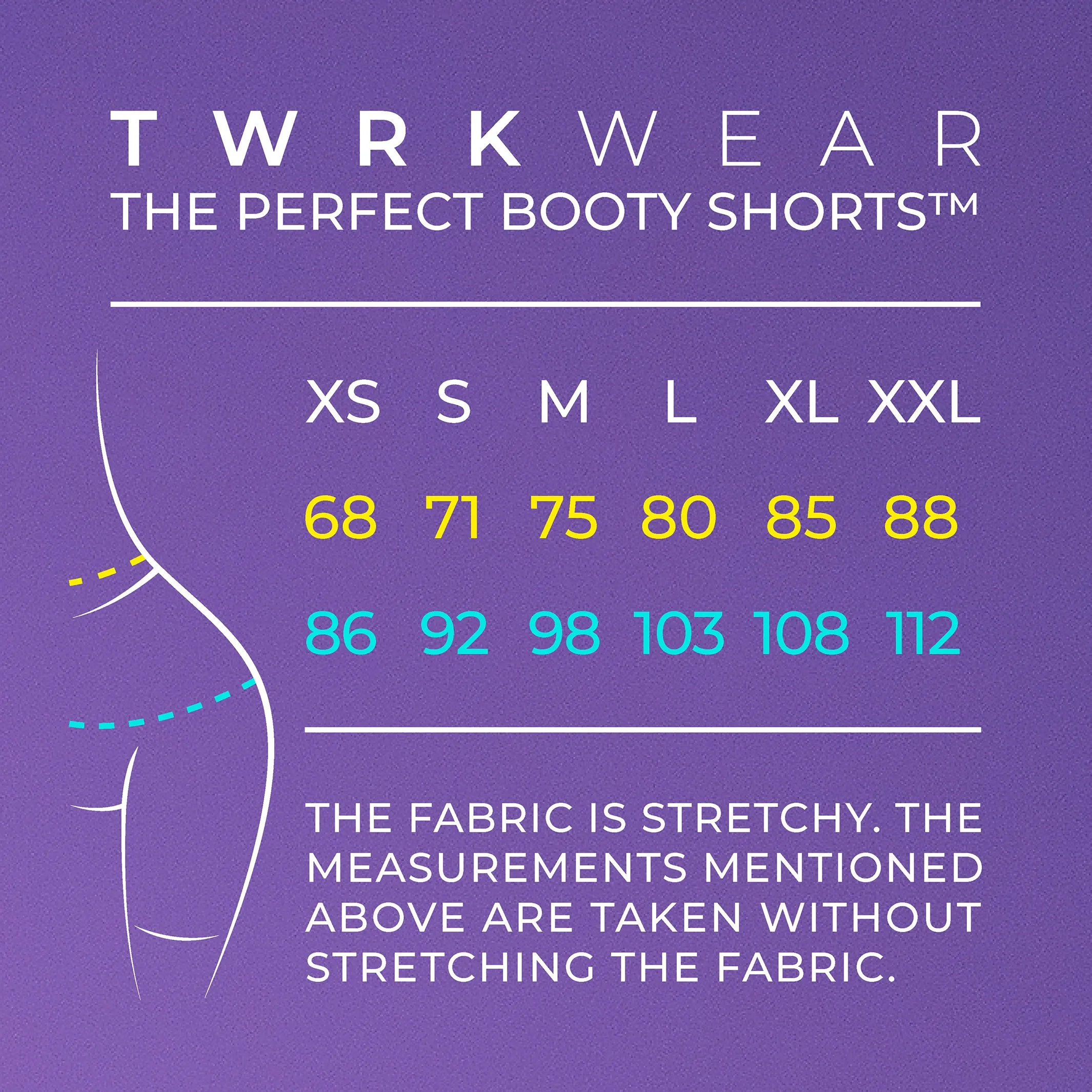 TWRKWEAR The Perfect Booty Shorts™ – Exclusive Collection: POISON SNAKE