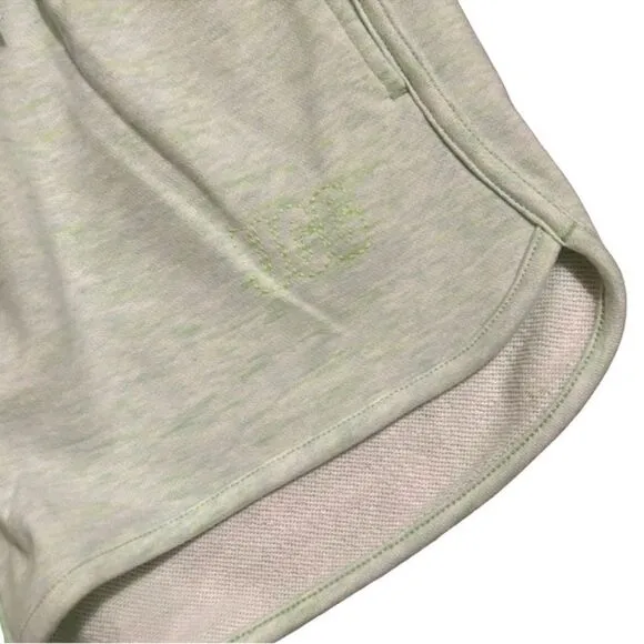 UGG NWT Elliana Melange French Terry Shorts *Green Neon Melange XL