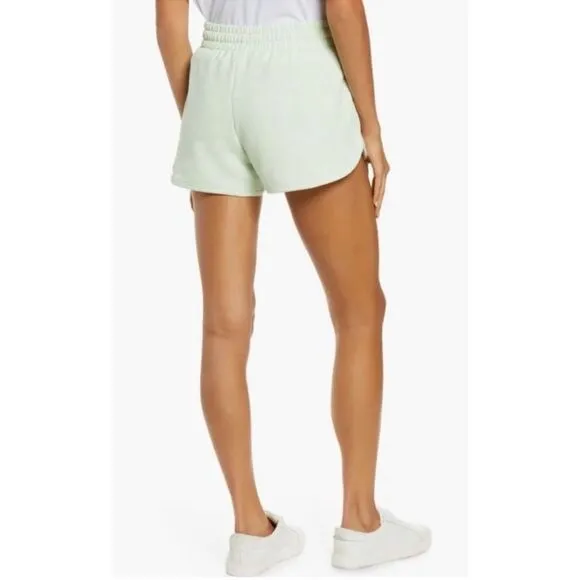 UGG NWT Elliana Melange French Terry Shorts *Green Neon Melange XL