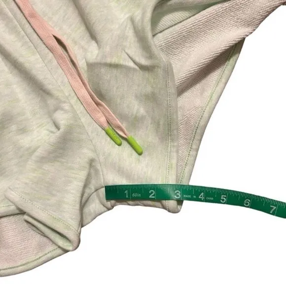 UGG NWT Elliana Melange French Terry Shorts *Green Neon Melange XL