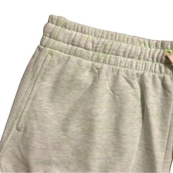 UGG NWT Elliana Melange French Terry Shorts *Green Neon Melange XL