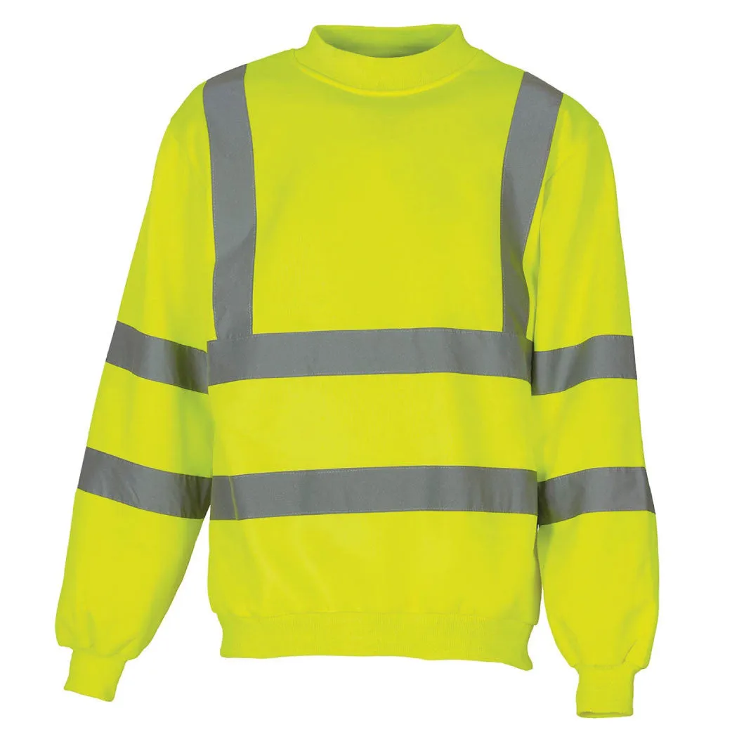 Unisex Hi-Vis Reflective Jumper/Sweatshirt - PLEASE PASS WIDE & SLOW