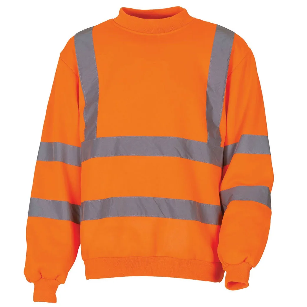 Unisex Hi-Vis Reflective Jumper/Sweatshirt - PLEASE PASS WIDE & SLOW