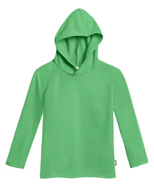 Unisex UPF 50  Long Sleeve Hooded Rashguard | Elf Green