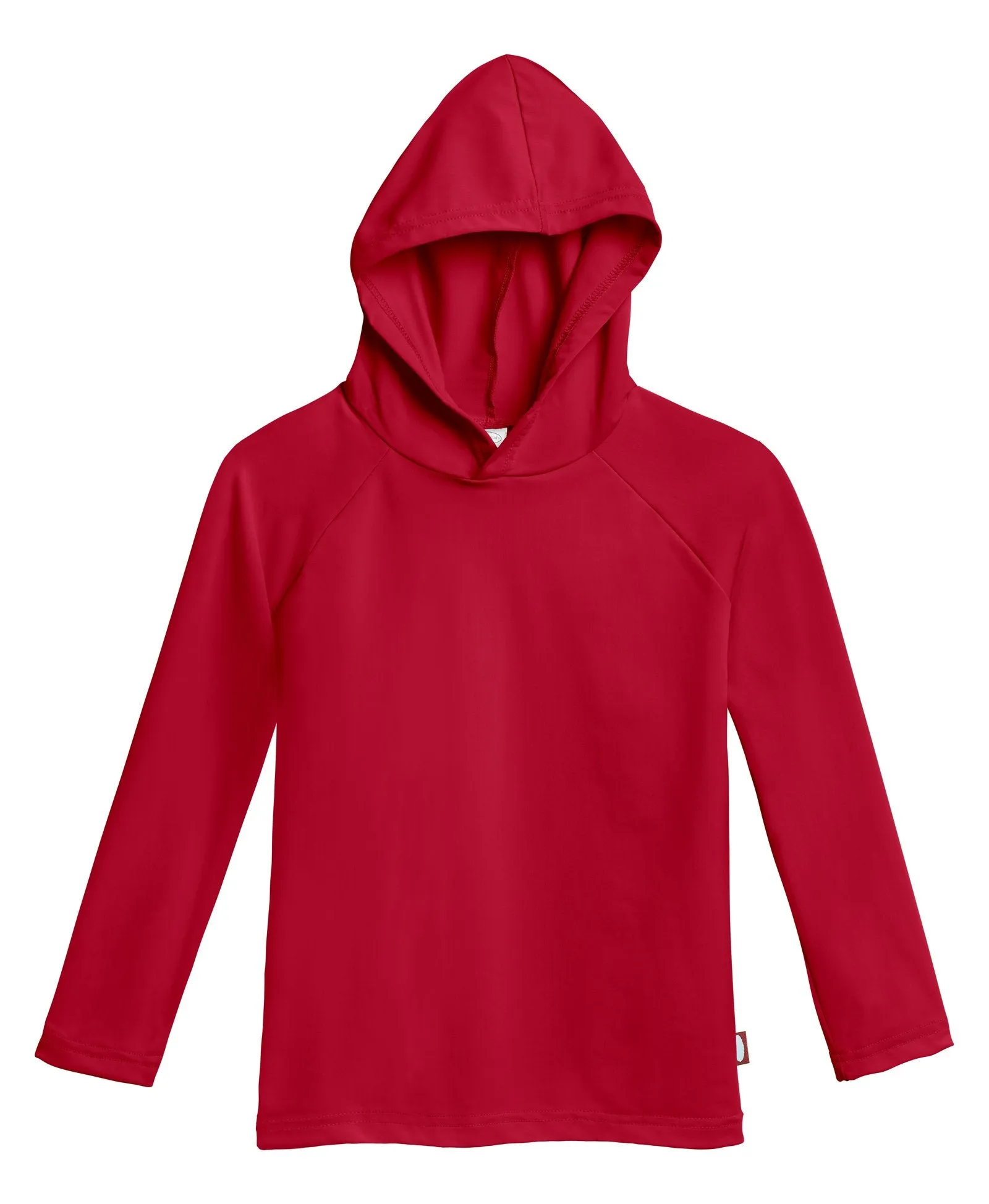 Unisex UPF 50  Long Sleeve Hooded Rashguard | Red