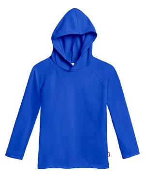 Unisex UPF 50  Long Sleeve Hooded Rashguard | Royal Blue