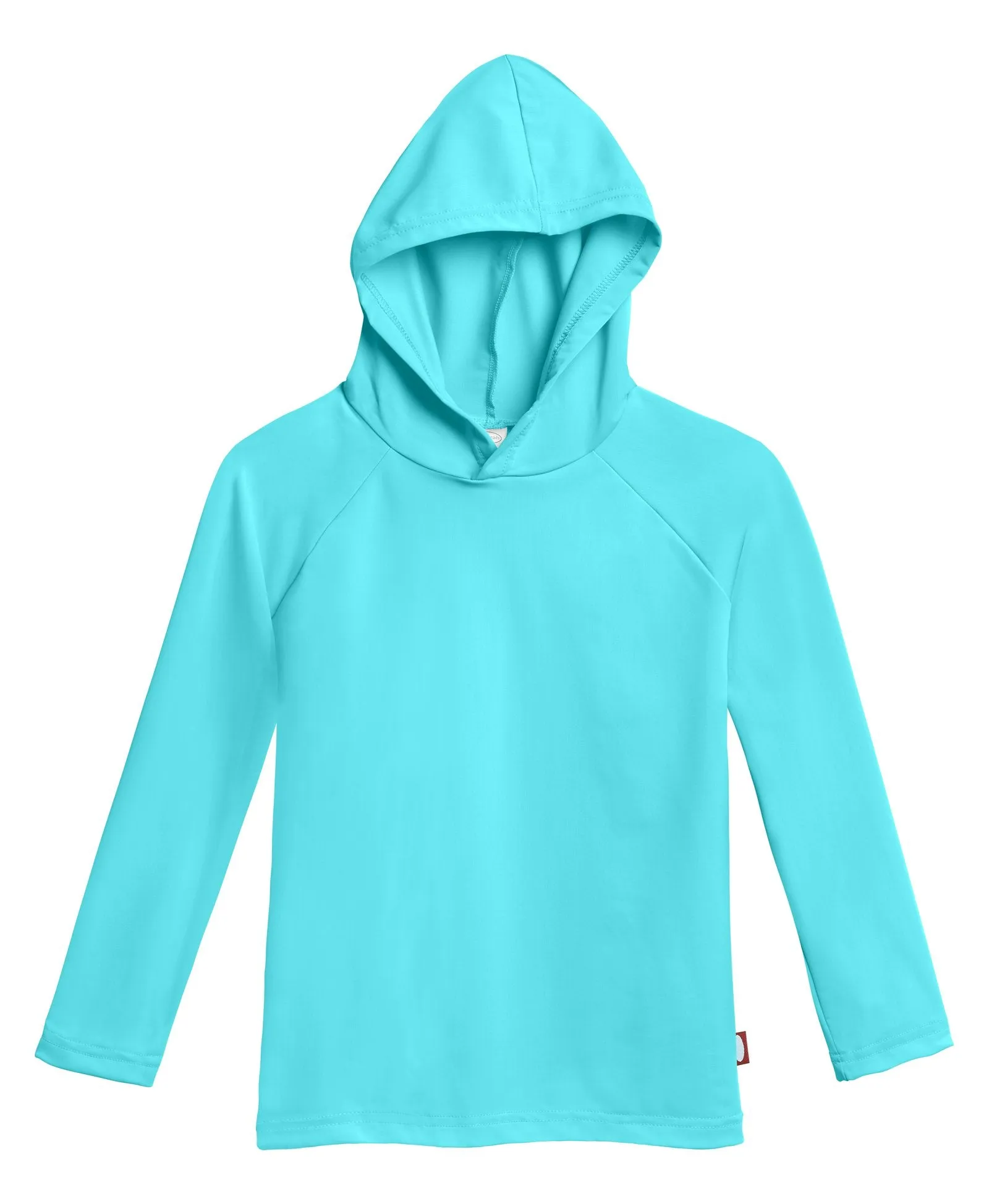 Unisex UPF 50  Long Sleeve Hooded Rashguard | Turquoise