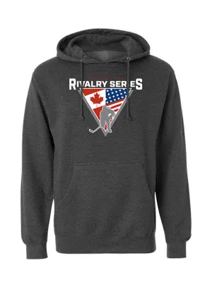 USA Hockey Rivalry Series Logo Hooded Sweatshirt - Charcoal Heather