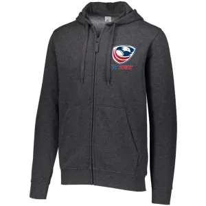 USA Rugby Full Zip Fleece Hoodie