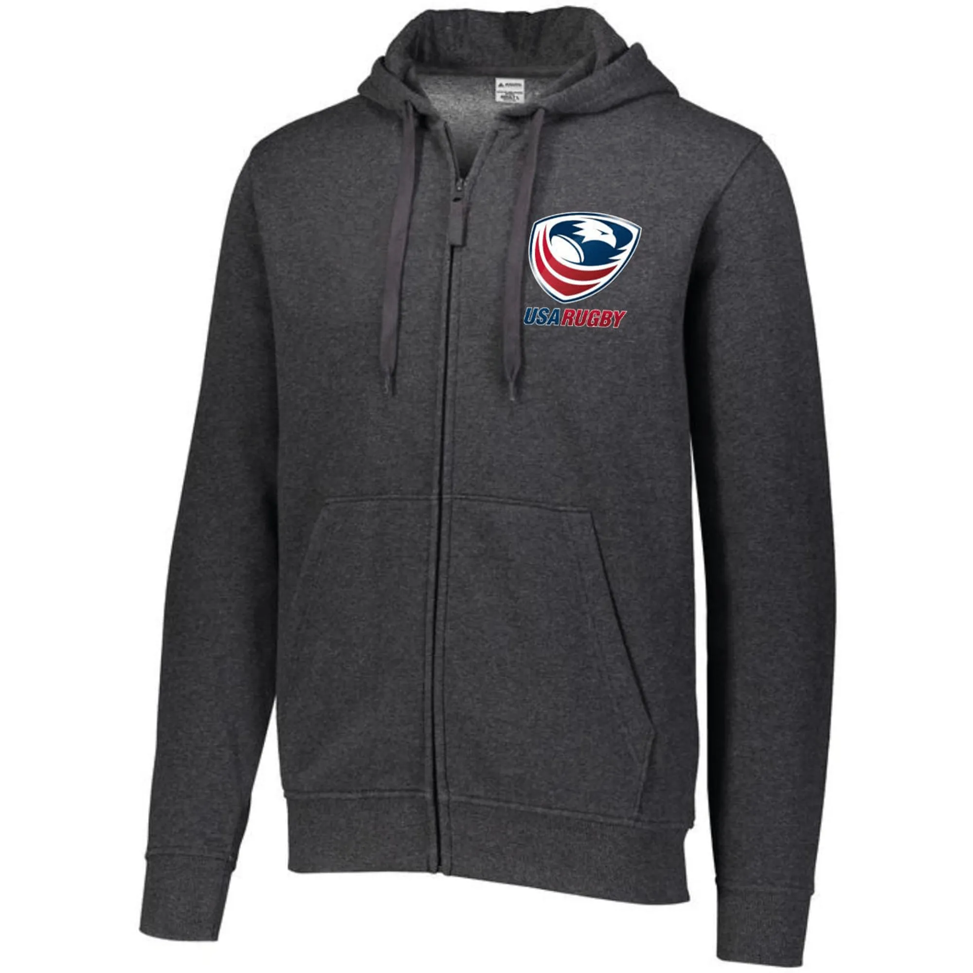 USA Rugby Full Zip Fleece Hoodie