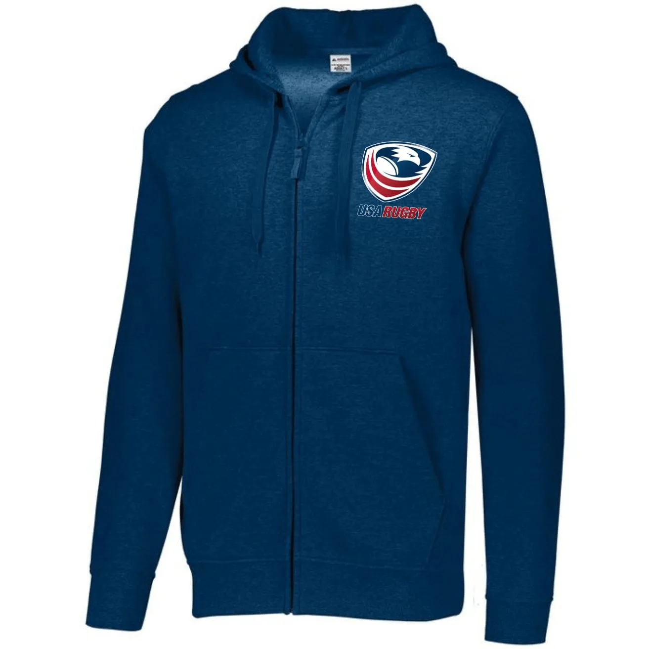 USA Rugby Full Zip Fleece Hoodie