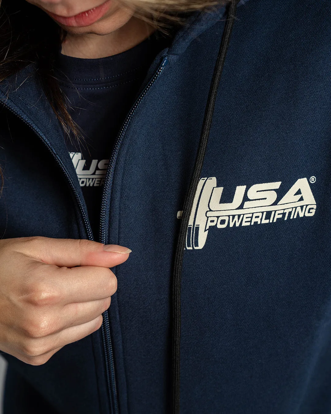 USAPL Powerlifting Unisex Zip Up Jacket