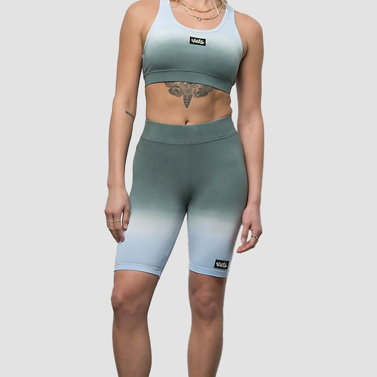 Vans Skate Classics Legging Shorts Duck Green - Womens
