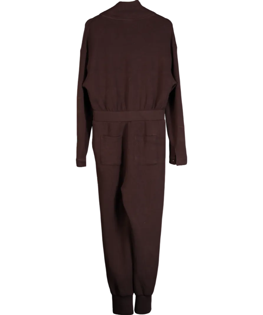 Varley Brown Talia Jumpsuit UK M