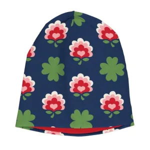 Velour Beanie Hat - Clover - size 52/54cm