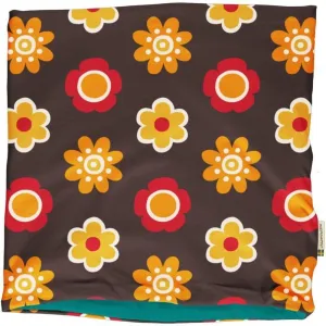 Velour Tube Scarf - Flower