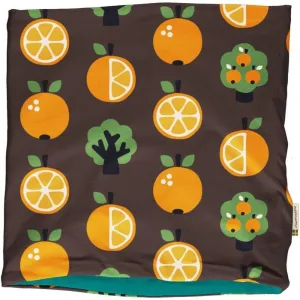 Velour Tube Scarf - Orange
