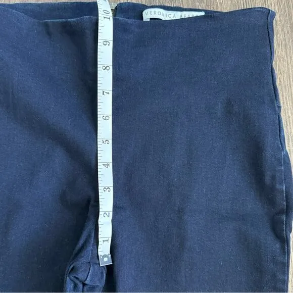Veronica Beard Zip Back Scuba Denim Pants