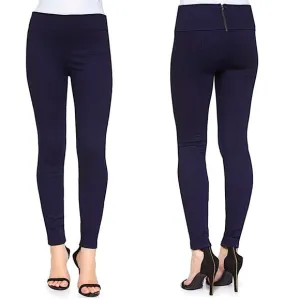 Veronica Beard Zip Back Scuba Denim Pants