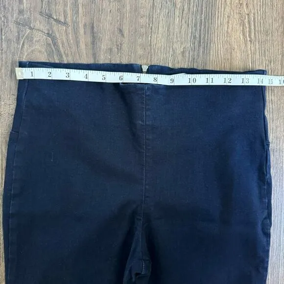 Veronica Beard Zip Back Scuba Denim Pants