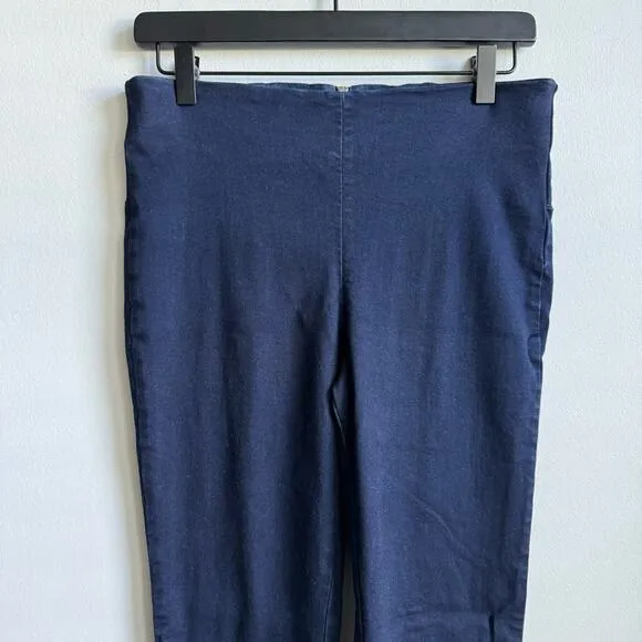 Veronica Beard Zip Back Scuba Denim Pants