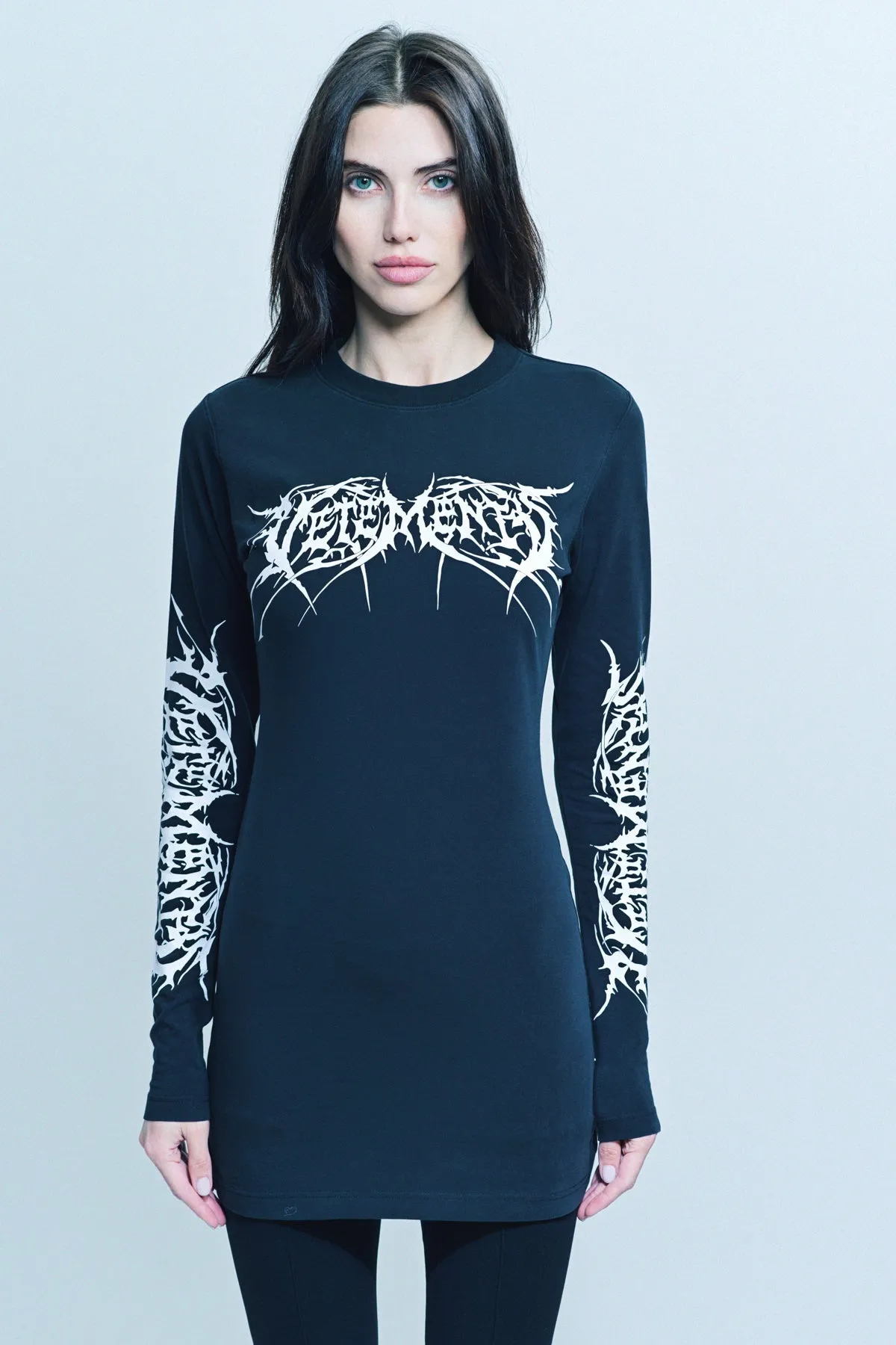 VETEMENTS | DEATH METAL MINI DRESS