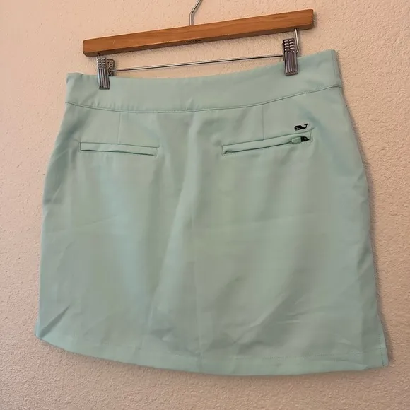 Vineyard Vines Solid Golf Skirt - Mint Blue